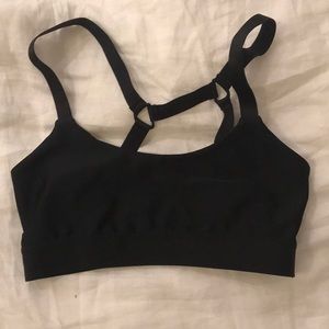 NWOT // Terez Black Ring Sports Bra